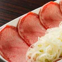 Negi tan shio (salted tongue with green onions)