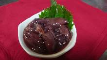 Firefly squid pickled in soy sauce