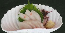 Yellowtail amberjack sashimi