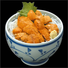 Sea urchin rice bowl