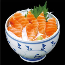 Salmon rice bowl