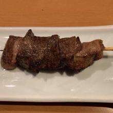 Grilled pork liver skewer