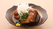 Simmered pork belly