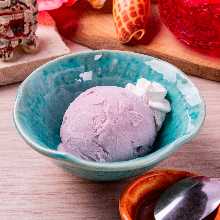 Purple yam ice cream