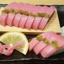 Kamaboko (fish cake with wasabi)
