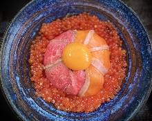 Roast Beef Salmon Salmon Roe Bowl