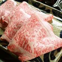 Wagyu beef shabu-shabu Wagyu beef shabu-shabu