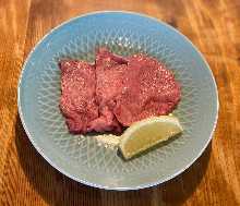 Thick-cut beef tongue