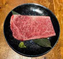 Wagyu beef sirloin steak