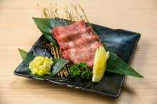 Negi tan shio (salted tongue with green onions)