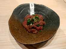 Beef liver (yakiniku)