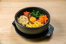 Stone grilled bibimbap