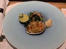 Abalone steak / grilled abalone