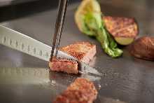 Wagyu beef sirloin steak