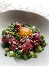 Horse meat tartare