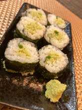 Wasabi sushi rolls