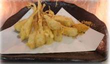 Okinawan rakkyo tempura