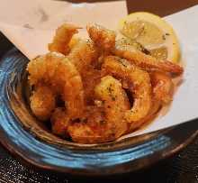 Fried prawns