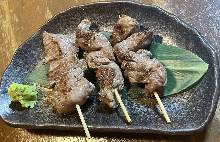 Wagyu beef skewer