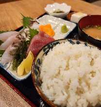 Sashimi set meal