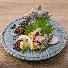 sashimi of turban shell