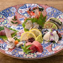 Assorted 8 kinds of sashimi