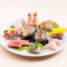 Assorted sashimi, 7 kinds