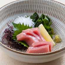 Fatty bluefin tuna sashimi