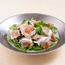 Olive Red Pork Ham and Asakura Vegetable Salad
