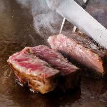 Wagyu beef teppanyaki