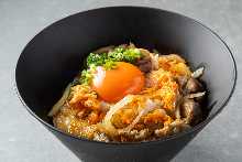 "Oyako" chicken and egg rice bowl