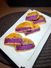 Purple yam tempura