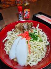 Okinawan noodles with sparerib