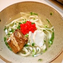 Okinawa soba noodles