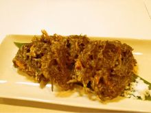 Mozuku seaweed tempura