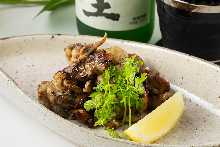 Seared chicken skirt