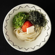 Mentai Calpis butter soy sauce udon