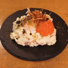Cod roe potato salad