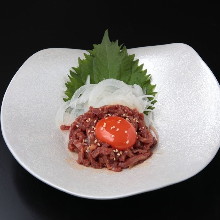 Wagyu beef steak tartare