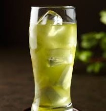 GreenTeaCocktail The unique roasted aroma of Japanese green tea delivers crisp and refreshing taste