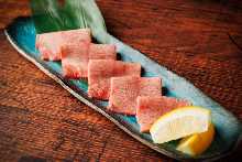 Premium grilled tongue seasoned with salt