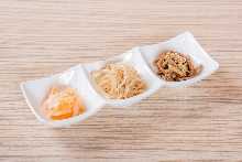 Assorted namul, 3 kinds