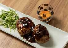 Agu Pork Tsukune with a Raw Egg Yolk