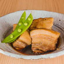 Simmered pork belly