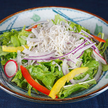 Whitebait salad