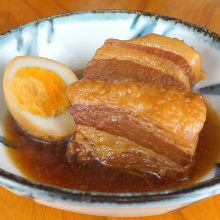 Simmered pork belly