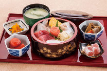 Seafood rice bowl