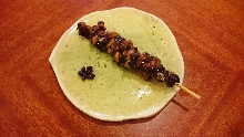 Grilled eel liver