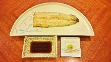 Grilled eel without seasoning