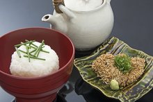 Tai chazuke (sea bream and rice with tea)